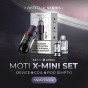 MOTI X Mini 1 set (เครื่อง+Coil+Pod เปล่า) และหัวน้ำยา MOTI X Pod 2 หัว (เลือกกลิ่นได้)